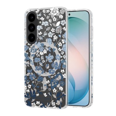 Kate Spade | Protective w/Magnet Case Samsung Galaxy S26 FE - Flowerbed Blue | KS061860