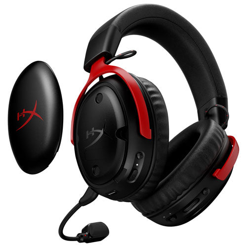 HyperX | Cloud III S Wireless Gaming Headset with Microphone for Multi-Platform - Black/Red | A59Z0AA