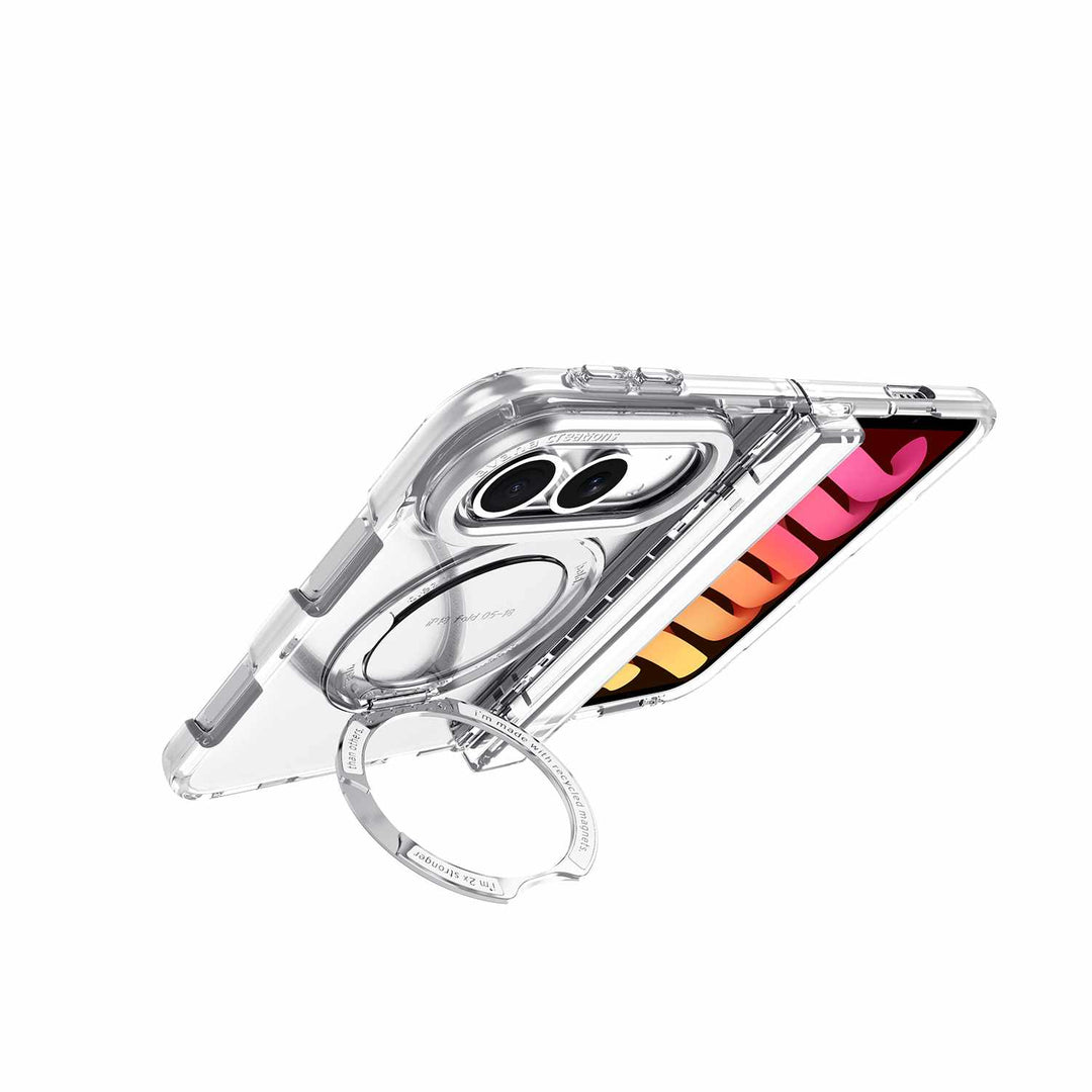 Avana | Tootsie Stand Hinge MagSafe Case iPhone Duo - Ice/ Clear | AP8FAVTSTTRSP