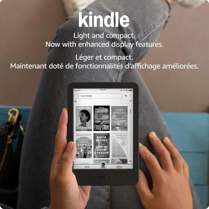 Amazon | Kindle 16 GB Lightest Compact Kindle Glare-free 6" Display - Black | B0CP32JG8B
