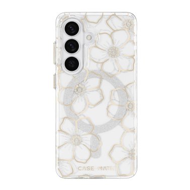 Case-Mate | Floral Gems w/Magnet Case Samsung Galaxy S26 - Gold | CM059854