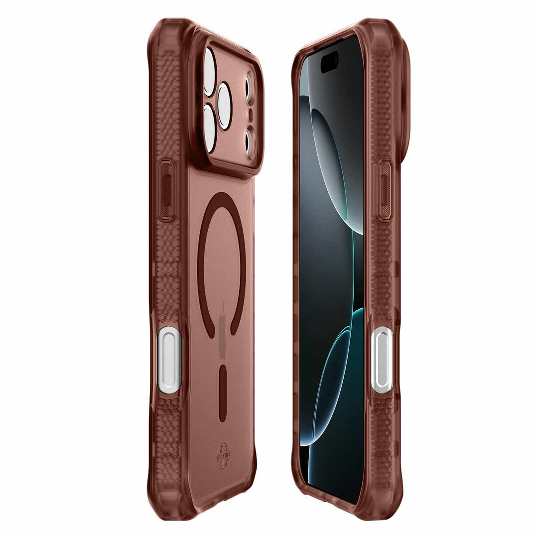 ITSKINS | Hybrid_R Frost MagSafe Case iPhone 17 Pro - Mocha | AP7XHMFRTMOCC
