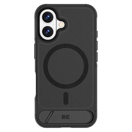 Blu Element | Armour Ultra MagSafe w/Kickstand Case for iPhone 16 - Black | BEARUT16K