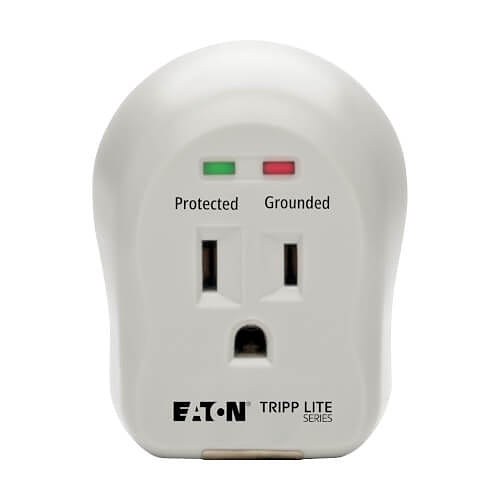 Tripp Lite | SpikeCube Series 1-Outlet Personal Surge Protector - White | SPIKECUBE