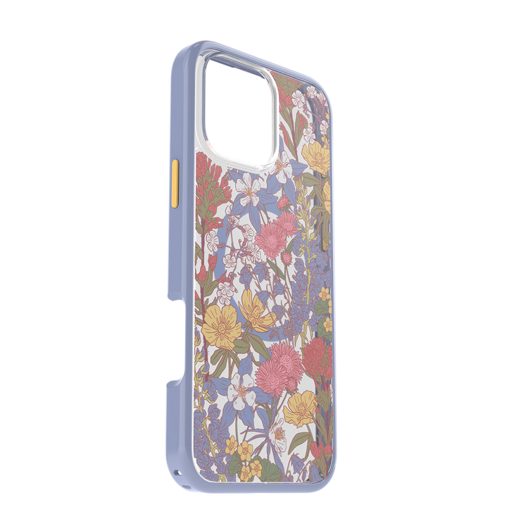 OtterBox | Symmetry w/ MagSafe Series Case iPhone 16 Pro Max - Purple Wildflowers | 77-96420
