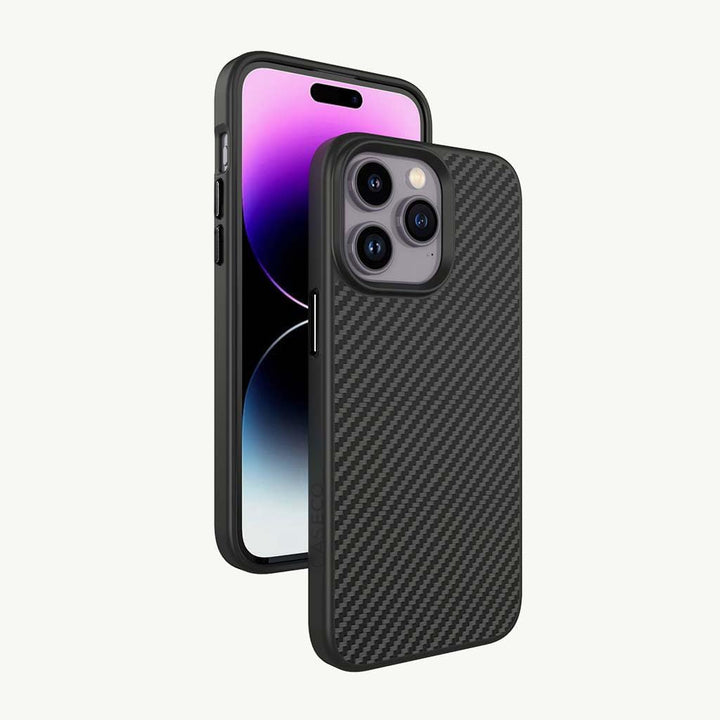 Caseco | Fremont Kevlar Case w/MagSafe for iPhone 15 Pro - Black | C28B3-01