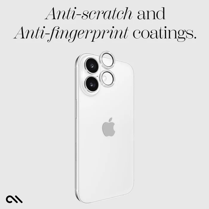 //// Case-Mate | Aluminum Ring Glass Lens Protector iPhone 16 Plus / 16 - Twinkle | 15-13285 TRANSITION TO CM057362