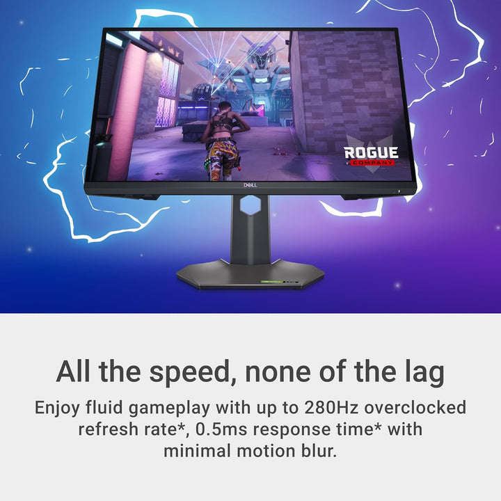//// Dell | Gaming Monitor 25"  FHD 280Hz VESA WLED IPS HDMI DP HPST 3YR | G2524H PROMO ENDS NED