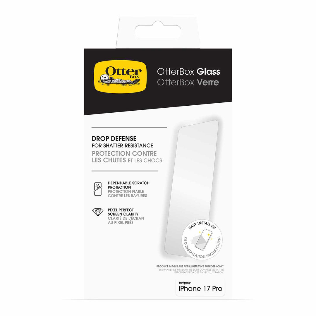 OtterBox | Glass Screen Protector iPhone 17 Pro in Bulk Packaging | 77-98684