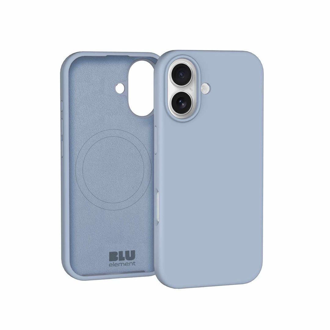 Blu Element | Silicone MagSafe iPhone 17 Case - Pastel Blue |BESMG174