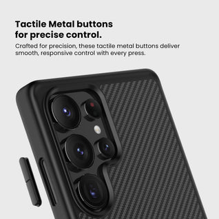Caseco | Kevlar Case with MagSafe Samsung Galaxy S25 Ultra - Black | C28D8-01