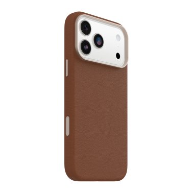OtterBox | Symmetry Cactus Leather iPhone 17 Pro Max w/MagSafe + Camera Control Case - Desert Saddle | 77-99064