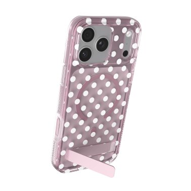 ZAGG | Graphene Milan Snap iPhone 18 Pro Max/17 Pro Max Kickstand Case - Classic Polka | 702322396