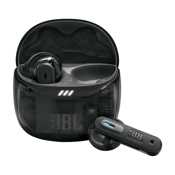 JBL | Tune Flex 2 True Wireless Noise Cancelling Earbuds - Ghost Black | JBLTFLEX2GBLKAM