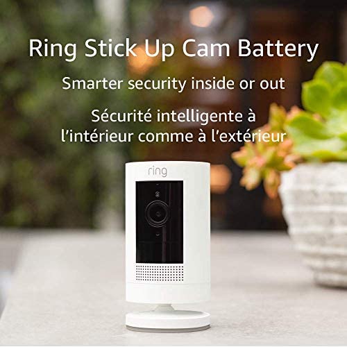 Ring | Stick Up Cam Battery 1 Pack - White | B0C7HX99Q6