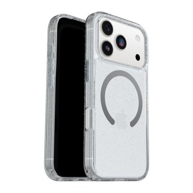 OtterBox | Symmetry Clear w/MagSafe iPhone 17 Pro + Camera Control Case - Stardust 3.0 | 77-98837