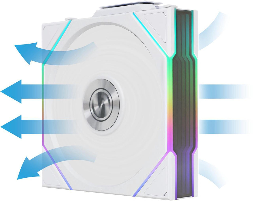 Lian-Li Fan | FDB fan 120x120x28 mm 3 pcs Reverse Blade Retail - White | 12RTL1W3W