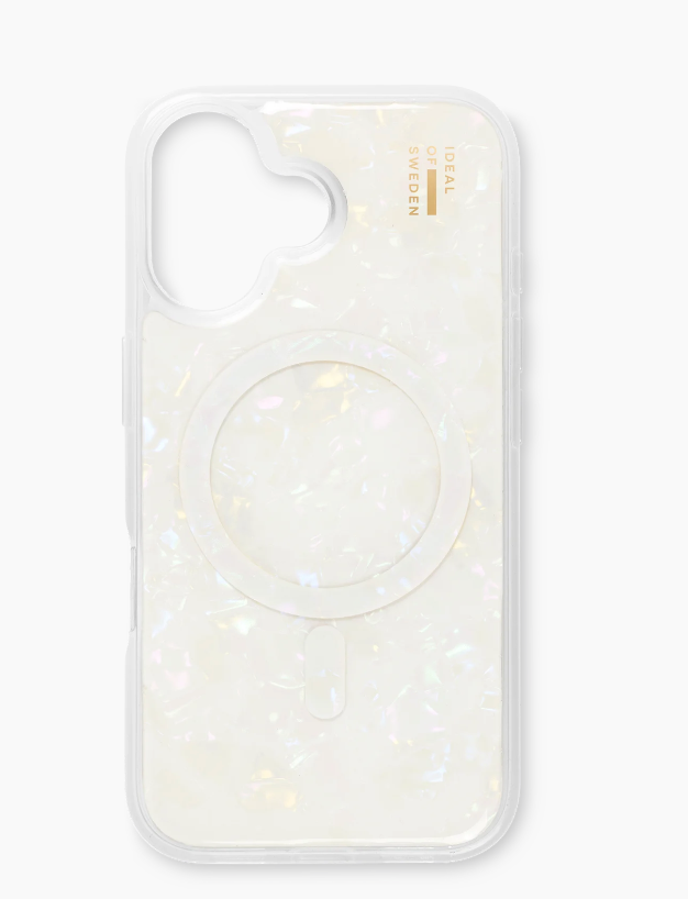 Ideal of Sweden | Pearlized Case MagSafe iPhone 16 - White | 120-8770