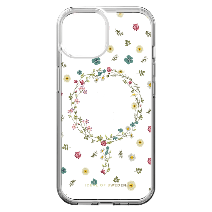 Ideal of Sweden | Clear Mid MagSafe Case Petite Floral for iPhone 15 - Clear | 120-8277
