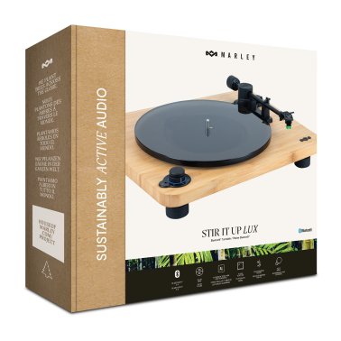 House of Marley | Stir It Up Lux Turntable - Light Wood | 15-11956