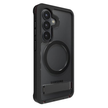 ZAGG | Graphene Rainier Snap Kickstand Case Samsung Galaxy S26 - Smoke Black | 0702321390