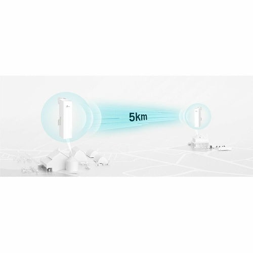 TP-Link | Long Range Indoor / Outdoor Acess Point 5Kms Range EAP215-Bridge KIT V1 - White | EAP215-BRIDGE KIT