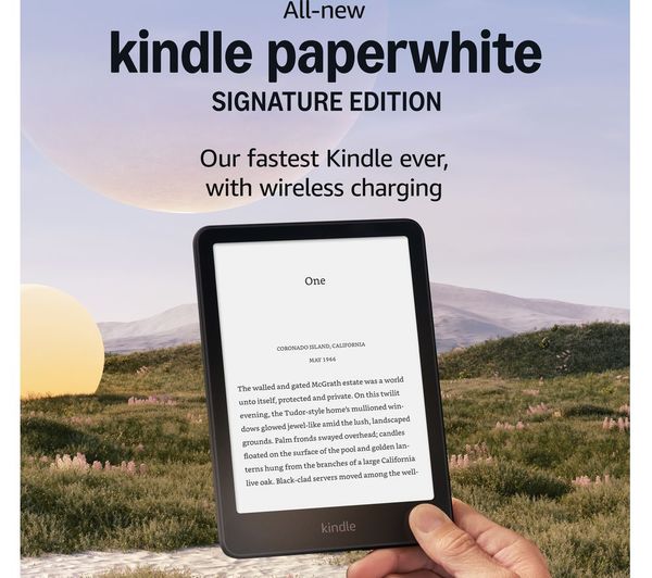 Amazon | Kindle Paperwhite Signature Edition 32 GB Glare-free 7" Display - Metallic Black | B0CFPN47NY