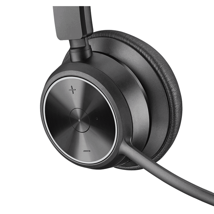 HP Poly |  Savi 7310 Mono On-Ear Noise Cancelling Truly Wireless Bluetooth Headset with Charging Stand Teams Certified 7S430AA#ABA