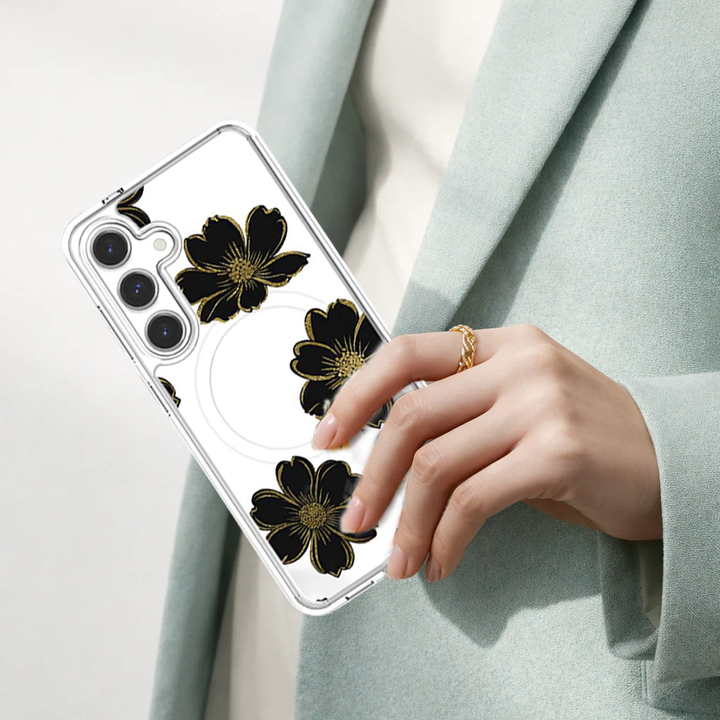 Caseco | Case for Samsung S26 - Black Flower | ED24F3-BF