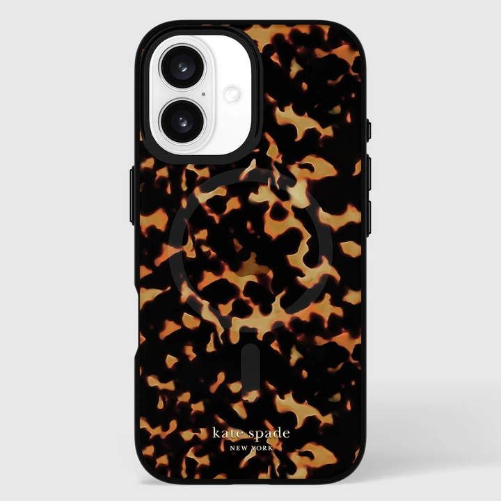 Kate Spade | Protective Prints MagSafe Case iPhone 16 - Tortoise | 15-13246