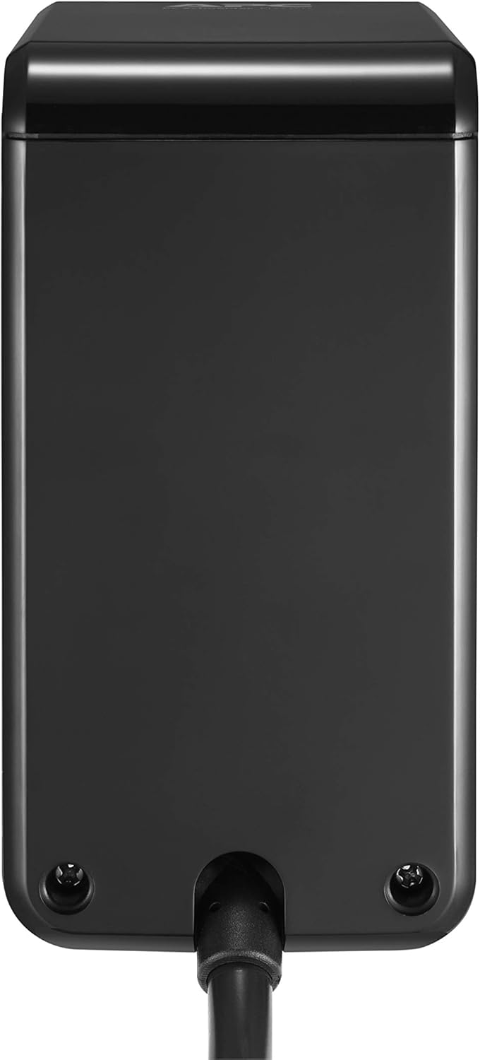 APC | SurgeArrest Essential Multi-Use 6 Outlet With 4 Port 4.8A USB Charger 120V - Black | PE6U4