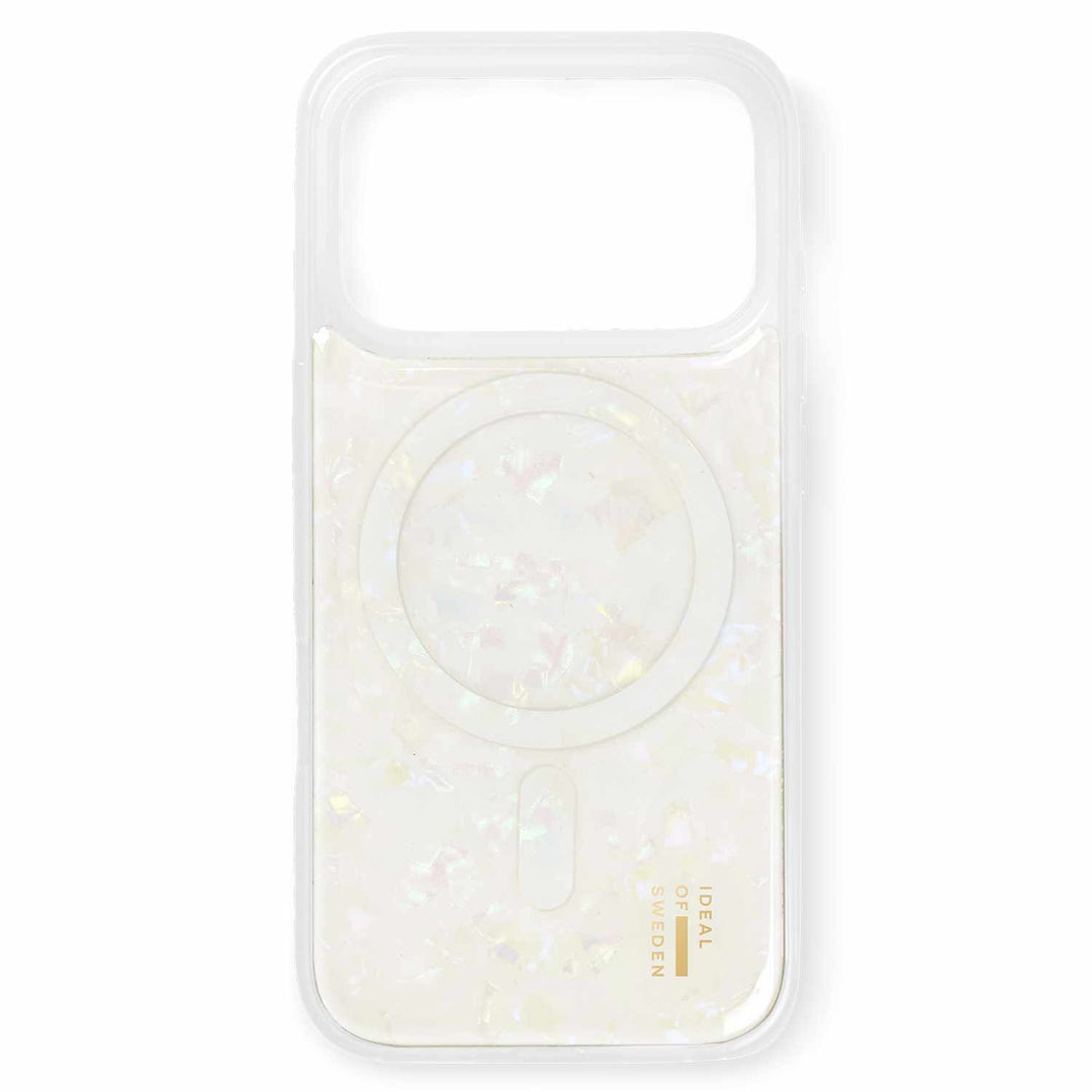 Ideal of Sweden | Pearlised MagSafe Case iPhone 17 Pro Max - White | IDPLCMSI2567P10