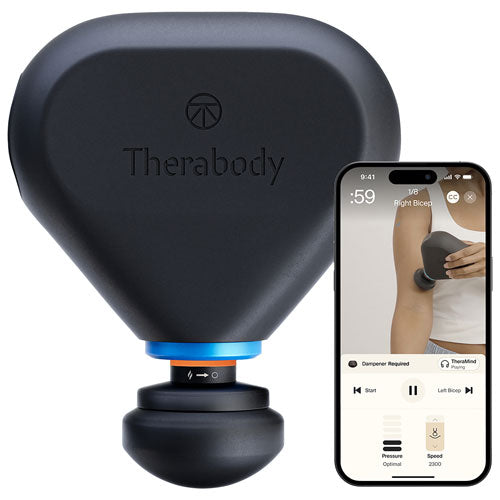 Therabody | Theragun Mini Plus Heated Handheld Percussive Massage Device - Black | TG0004352-2A10