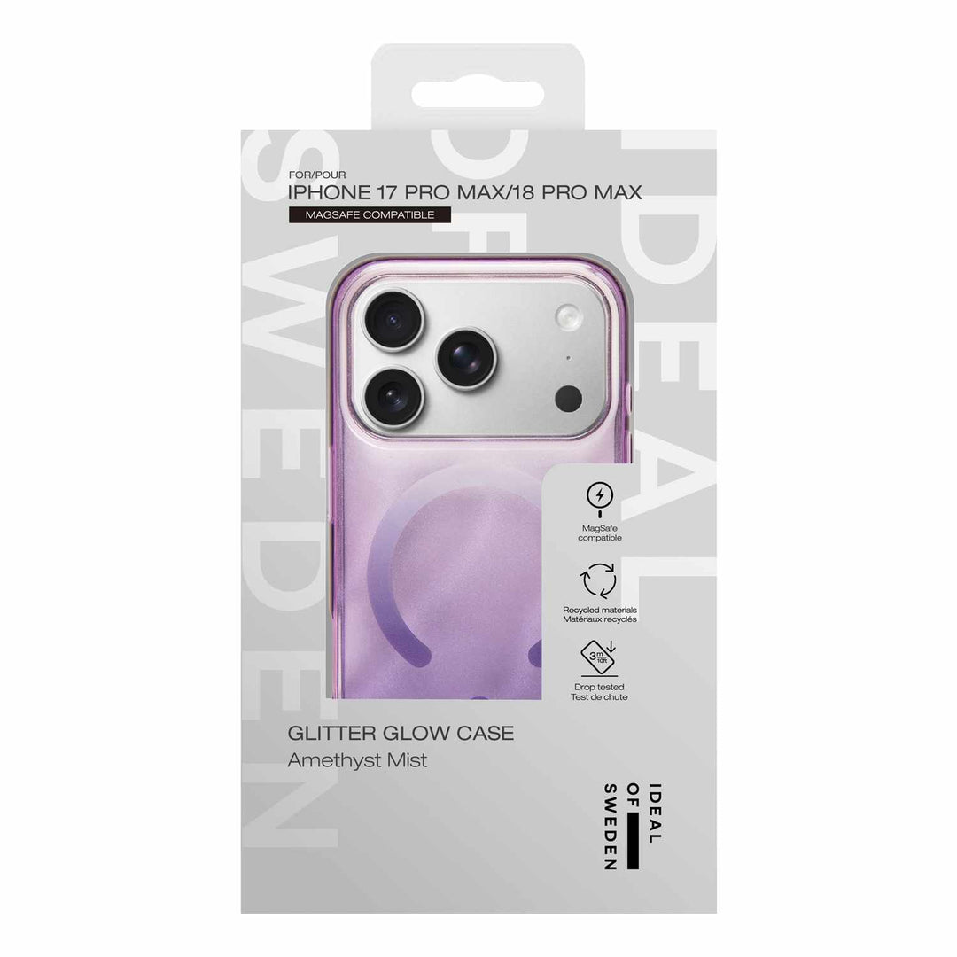 Ideal of Sweden | Glitter Glow MagSafe Case iPhone 18 Pro Max /17 Pro Max - Amethyst Mist | IDCLCMSI2667P631