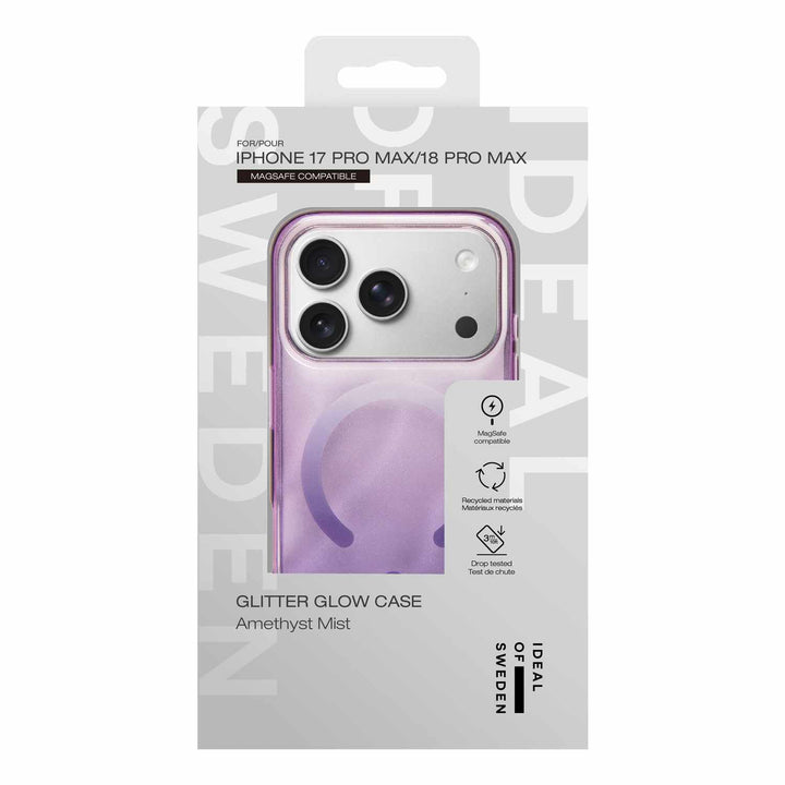 Ideal of Sweden | Glitter Glow MagSafe Case iPhone 18 Pro Max /17 Pro Max - Amethyst Mist | IDCLCMSI2667P631