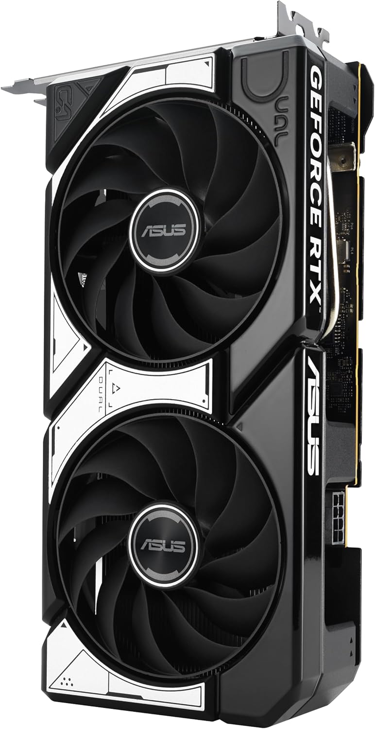 ASUS | DUAL NVIDIA GeForce RTX 5060 OC Edition 8GB GDDR7 PCI Express 5.0 Graphics Card - Black | DUAL-RTX5060-O8G