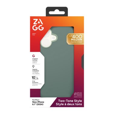 ZAGG | SoHo Graphene Snap Case iPhone 16 - Green | 15-13400