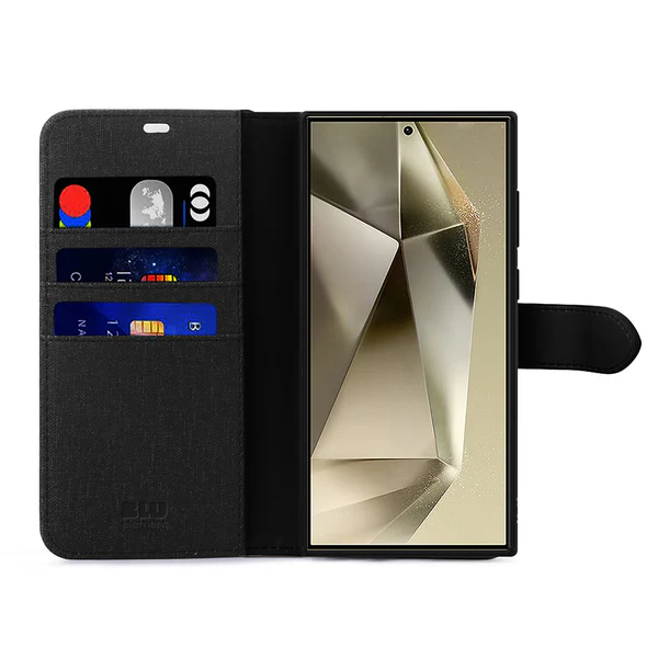 Blu Element | Folio 2 in 1 Case for Samsung Galaxy S25 Ultra - Black | 120-9175