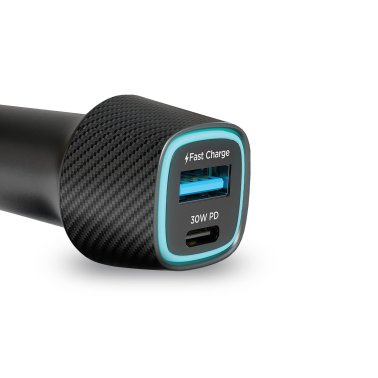 HyperGear | Road Runner PD PPS 5-Port Front + Backseat Fast Car Charger 98W - Black | 16352