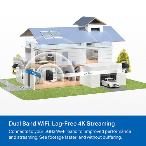 TP-Link | Tapo C460 UHD 4K Solar Powered Security Camera Kit - White | TAPO C460 KIT