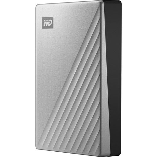 WD | My Passport Ultra 4TB USB-C Portable External Hard Drive for Mac - Silver | WDBPMV0040BSL-WESN