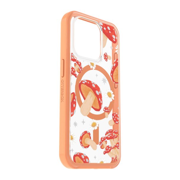 Otterbox | Symmetry w/ MagSafe Clear Series Case iPhone 15 Pro - Orange (Fungi) | 15-11555