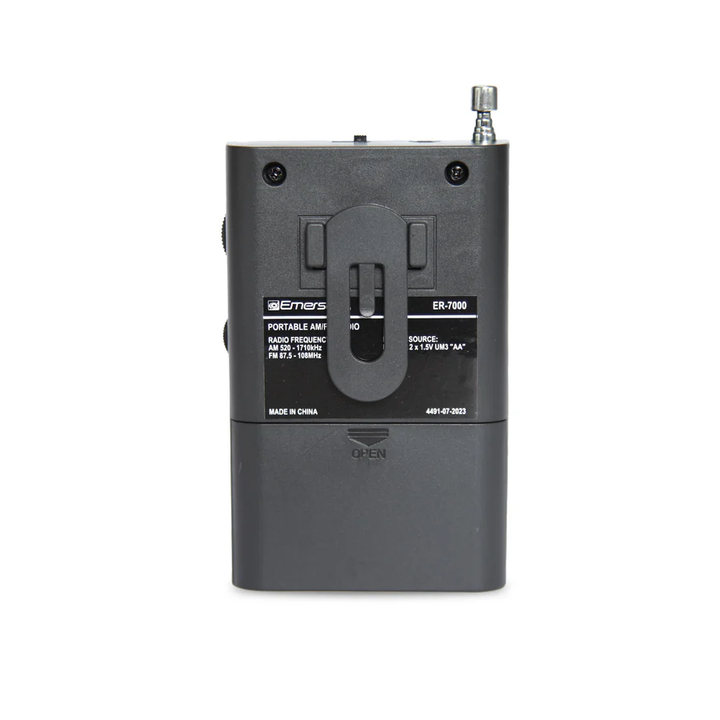 Emerson | Portable AM/FM Radio with Built-in Speaker | ER-7000