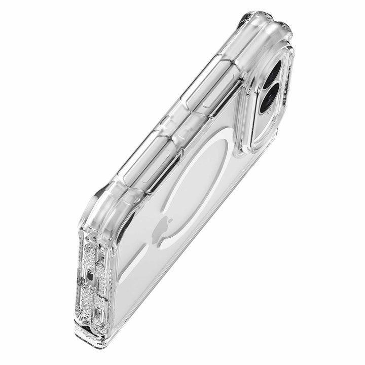 ITSKINS | Hybrid_R Hinge MagSafe Case iPhone Duo - Clear | AP8FHIMCLTRSP