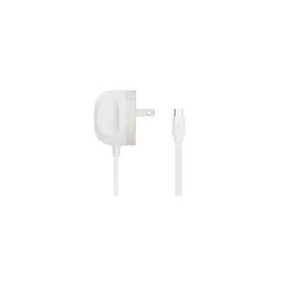 Twelve South | Power Cord Wall Adapter with Built-In Cable 10FT- White/Dune | TS-2549