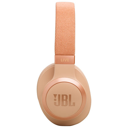 JBL | Live 770NC Over-Ear Noise Cancelling Bluetooth Headphones - Sandstone | JBLLIVE770NCSATAM