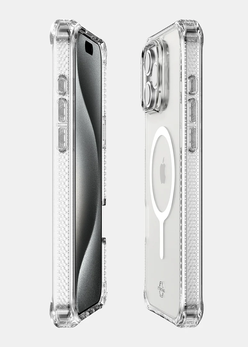 ITSKINS | Hybrid_R MagSafe Case iPhone 16 Pro - Clear | 120-8514