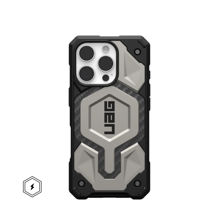 UAG | Monarch Pro MagSafe Case iPhone 16 Pro - Titanium | 15-13196