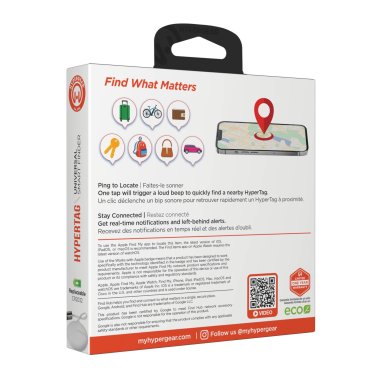 HyperGear | Hypertag Universal Smart Finder Tracker IOS + Android - White | 16477