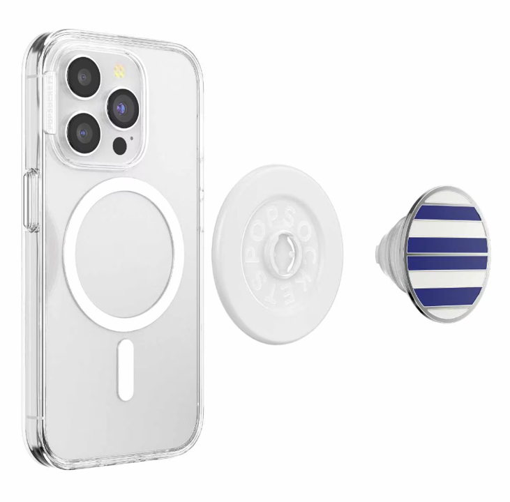 //// Popsockets | PopGrip for MagSafe Round with Adapter Ring - Nautical Stripe | 123-0526